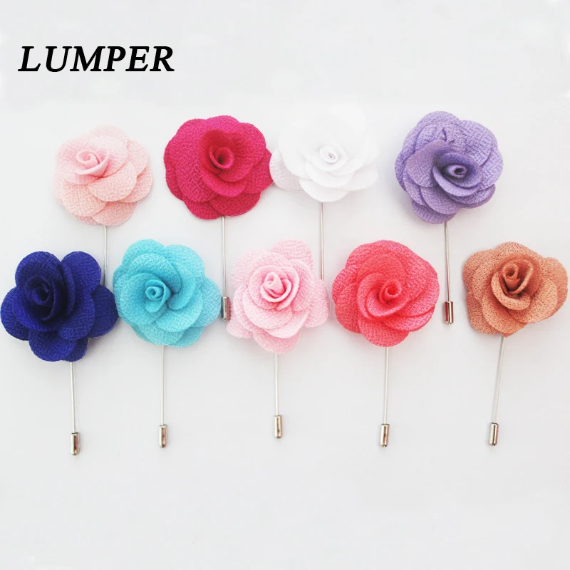LUMPER 1Pcs High Quality Camellia Flower Lapel Pin Brooch Handmade Handmade Flower Brooch Pin for Men Fashion Wedding Boutonnier
LUMPER 1Pcs High Quality Camellia Flower Lapel Pin Brooch Handmade Handmade Flower Brooch Pin for Men Fashion Wedding Boutonnier