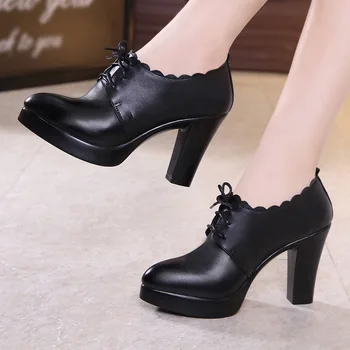 2018 black waterproof platform autumn and winter deep mouth single shoes with wild high heel thick with cheongsam catwalk shoes
2018 black waterproof platform autumn and winter deep mouth single shoes with wild high heel thick with cheongsam catwalk shoes