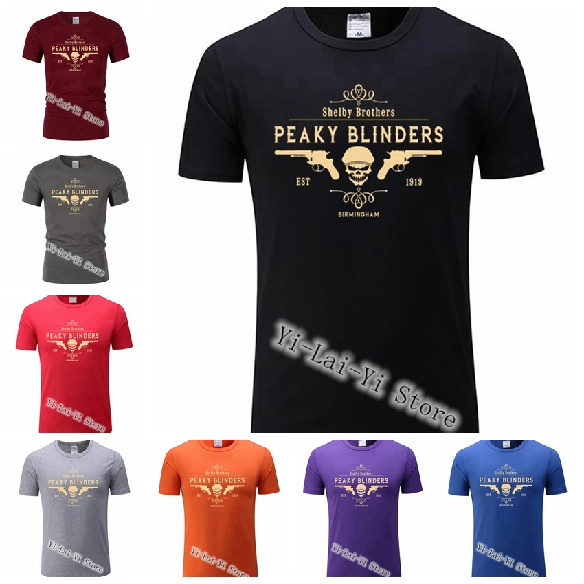 Brand New Peaky Blinders Men T Shirt Shelby Brothers Novelty Round Neck Short Sleeve Tees Mens White T-Shirts Men Awesome TShirt
Brand New Peaky Blinders Men T Shirt Shelby Brothers Novelty Round Neck Short Sleeve Tees Mens White T-Shirts Men Awesome TShirt