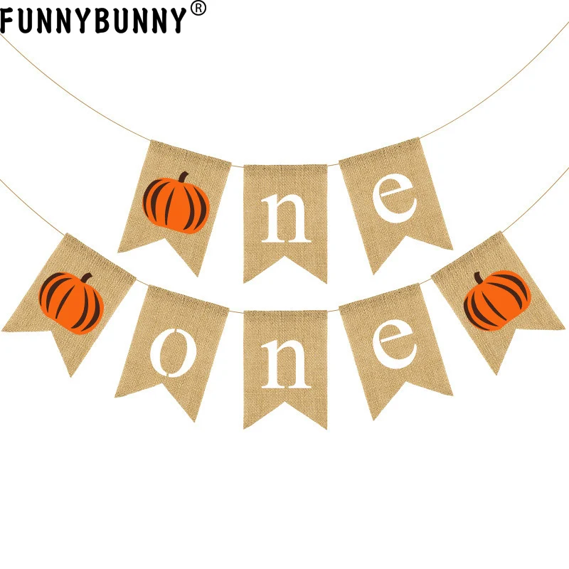 FUNNBUNNY Boy Girl First Birthday Party Pumpkin ONE Highchair Banner 1st High Chair Garland Decoration
FUNNBUNNY Boy Girl First Birthday Party Pumpkin ONE Highchair Banner 1st High Chair Garland Decoration