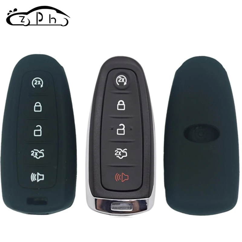 5 Buttons Silicone Smart Car Key Cover Case for Ford Escape Explorer Edge Flex Focus Taurus Lincoln Mks Mustang L216 Fob Shell
5 Buttons Silicone Smart Car Key Cover Case for Ford Escape Explorer Edge Flex Focus Taurus Lincoln Mks Mustang L216 Fob Shell