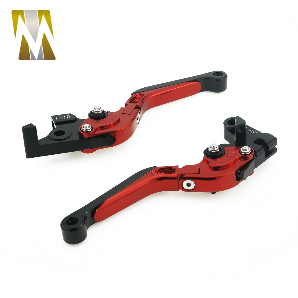 For Yamaha MT07 MT09 FZ1 FZ6 FAZER FZ6R XJ6 DIVERSION Folding Extendable Adjustable Brakes Clutch Levers CNC Aluminum (28)