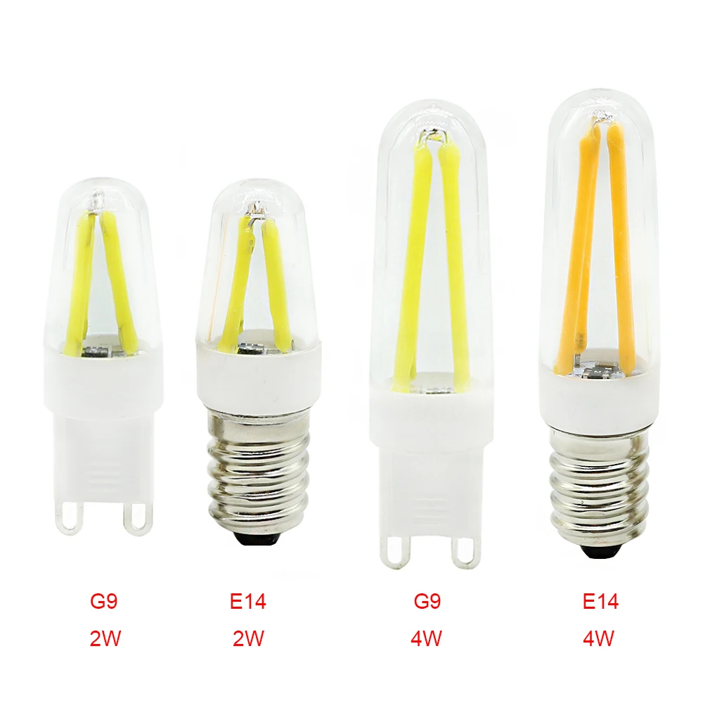 E14 or G9 Dimmable led filament lamps 2W or 3W AC220V indoor lighting candle bulb glass shell warm white /White light
E14 or G9 Dimmable led filament lamps 2W or 3W AC220V indoor lighting candle bulb glass shell warm white /White light