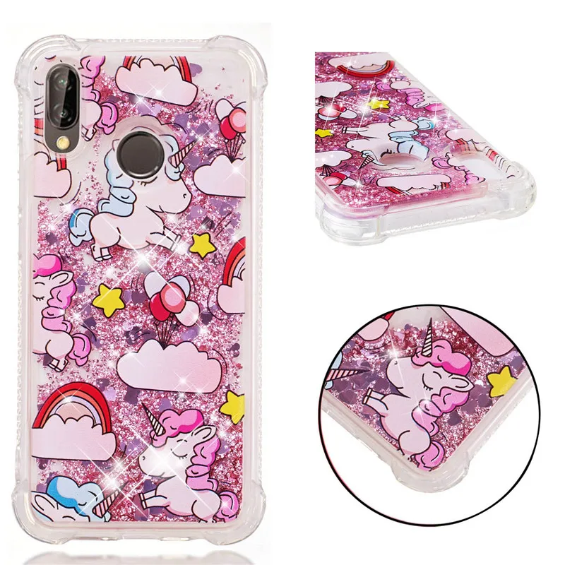 P Smart Phone Case For Huawei P20 Lite Mate10 Lite Cases Glitter 3D cute Soft TPU Silicone Case For Huawei P8 P9Lite 2017 Covers (40)