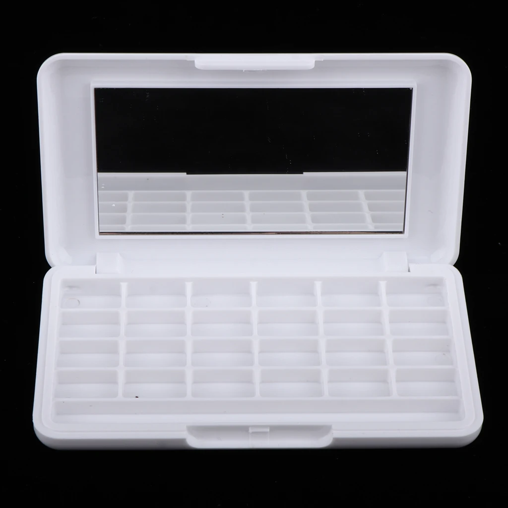 Portable Empty Makeup Palette with Mirror 24Grids Eyeshadow Case for Eyeshadow Lipstick Blush Powder Plastic Safe and Non-toxic
Portable Empty Makeup Palette with Mirror 24Grids Eyeshadow Case for Eyeshadow Lipstick Blush Powder Plastic Safe and Non-toxic