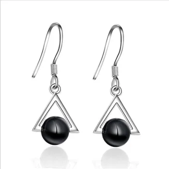 TJP Trendy Black Crystal Women Drop Earrings Jewelry Charm 925 Sterling Silver Earrings For Girl Lady Christmas Accessories Gift
TJP Trendy Black Crystal Women Drop Earrings Jewelry Charm 925 Sterling Silver Earrings For Girl Lady Christmas Accessories Gift
