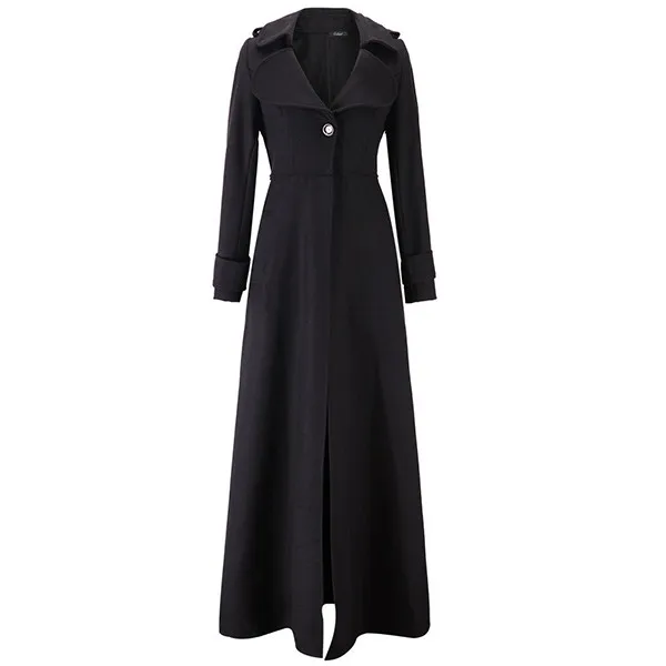 Vintage Woolen Long Trench Coat Women Winter 2019 High Waist Slim Office Ladies Elegant Simple Windbreaker Black Swing Overcoats
Vintage Woolen Long Trench Coat Women Winter 2019 High Waist Slim Office Ladies Elegant Simple Windbreaker Black Swing Overcoats