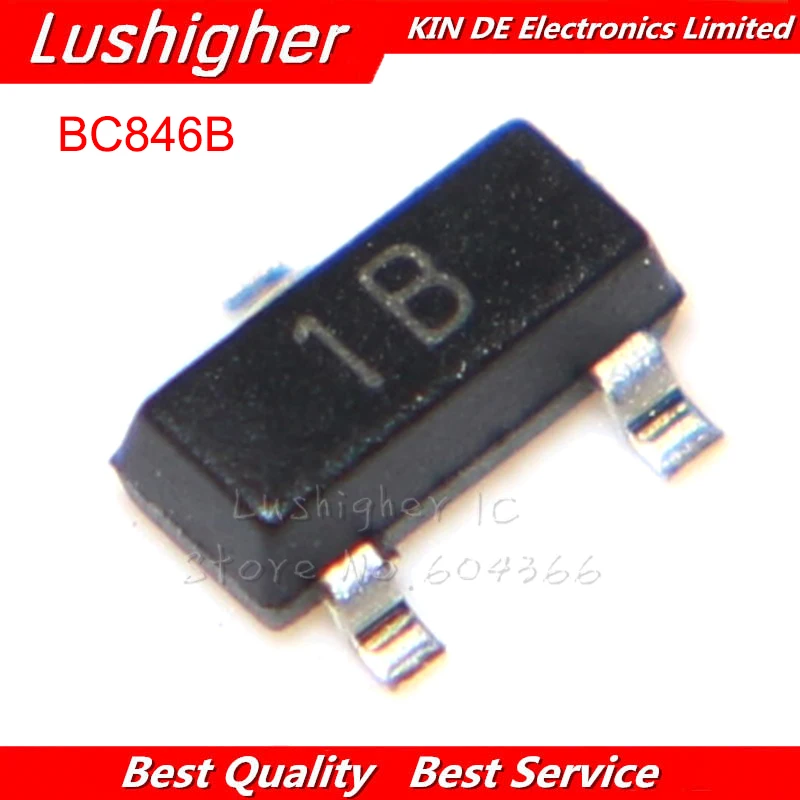 

100PCS BC846B SOT23 1B BC846 SOT SMD SOT-23 new transistor free shipping