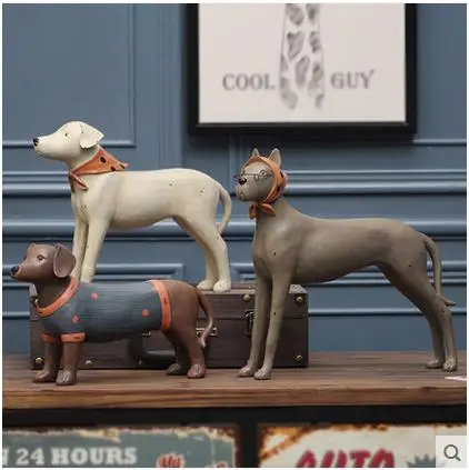 American Style Creative Resin Dog Figurines Vintage Dog Statue Home Decor Crafts Room Decoration Objects Resin Animal Figurines
American Style Creative Resin Dog Figurines Vintage Dog Statue Home Decor Crafts Room Decoration Objects Resin Animal Figurines