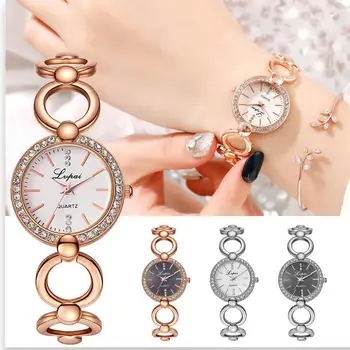 Lvpai Reloj mujer fashion Women Ladies Dress Surround Bracelet Watch Luxury Rhinestone Wrist Watches Female Clock Montre Femme
Lvpai Reloj mujer fashion Women Ladies Dress Surround Bracelet Watch Luxury Rhinestone Wrist Watches Female Clock Montre Femme