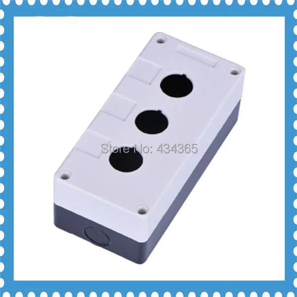22mm switch protector box Black White Plastic 3 hole Push Button Switch Control Station Box Case
22mm switch protector box Black White Plastic 3 hole Push Button Switch Control Station Box Case