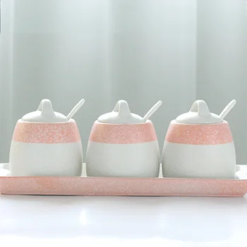 Kitchen supplies ceramic seasoning tank set European style spice box set seasoning bottle seasoning box salt tank wx9061422
Kitchen supplies ceramic seasoning tank set European style spice box set seasoning bottle seasoning box salt tank wx9061422