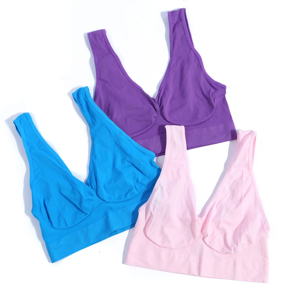 Sexy Plus Size Bras For Women Solid Color Seamless Bra Bralette Push Up Brassiere Bra Vest Wireless BH Fitness Gym Underwear
Sexy Plus Size Bras For Women Solid Color Seamless Bra Bralette Push Up Brassiere Bra Vest Wireless BH Fitness Gym Underwear