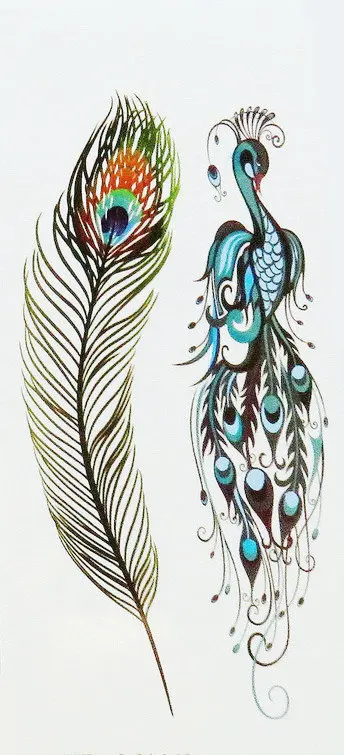 Tattooed Peacock Feather Tattoo Sticky Waterproof Female Covers Scar Long lasting feathers small pattern69
Tattooed Peacock Feather Tattoo Sticky Waterproof Female Covers Scar Long lasting feathers small pattern69
