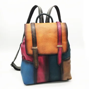 First layer cowhide samll backpack women Genuine Leather backpack vintage school bag for Ladies bagpack Travel back pack Mochila
First layer cowhide samll backpack women Genuine Leather backpack vintage school bag for Ladies bagpack Travel back pack Mochila