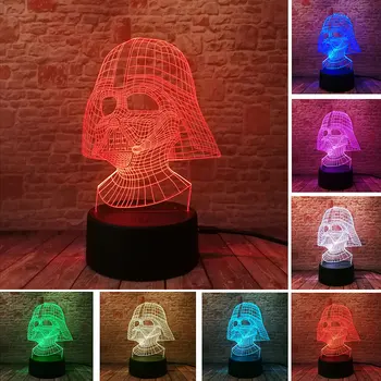 Star Wars Darth Vader Mask Figma Model LED Luminous Nightlight 7 Colourful Changing Light Black Knight action & toy figures
Star Wars Darth Vader Mask Figma Model LED Luminous Nightlight 7 Colourful Changing Light Black Knight action & toy figures