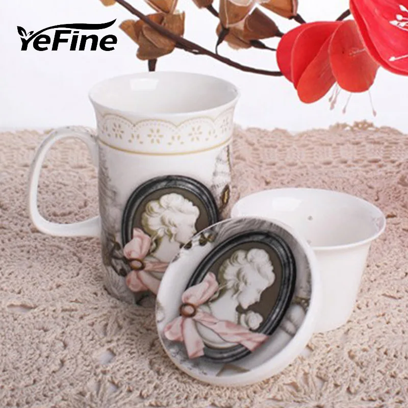 YeFine Ceramic Travel Tea Cup Set Porcelain Western Style Ceramic Tea Mugs With Tea Infuser And Lid China Coffee Cups
YeFine Ceramic Travel Tea Cup Set Porcelain Western Style Ceramic Tea Mugs With Tea Infuser And Lid China Coffee Cups