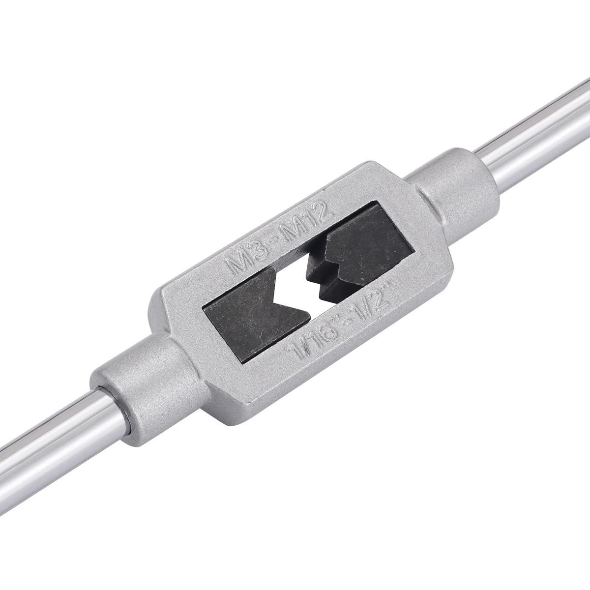 1pc M3-M12 1/16" to 1/2" Adjustable Engineers Tap Hinge Straight Tap Wrench Holder Threading Tool