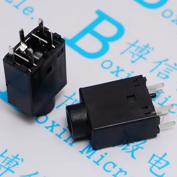 200pcs Black Jack 3.5mm Audio Connector PJ-358 Pin Type Vertical Headphone Audio Socket
200pcs Black Jack 3.5mm Audio Connector PJ-358 Pin Type Vertical Headphone Audio Socket