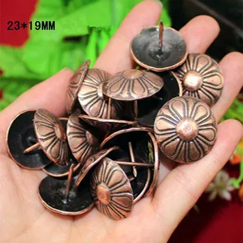 50Pcs 23*19mm,Antique Flower Nail Decorative Upholstery Tacks Stud Wooden Box Case Furniture Nails Pushpin,Red Bronze
50Pcs 23*19mm,Antique Flower Nail Decorative Upholstery Tacks Stud Wooden Box Case Furniture Nails Pushpin,Red Bronze