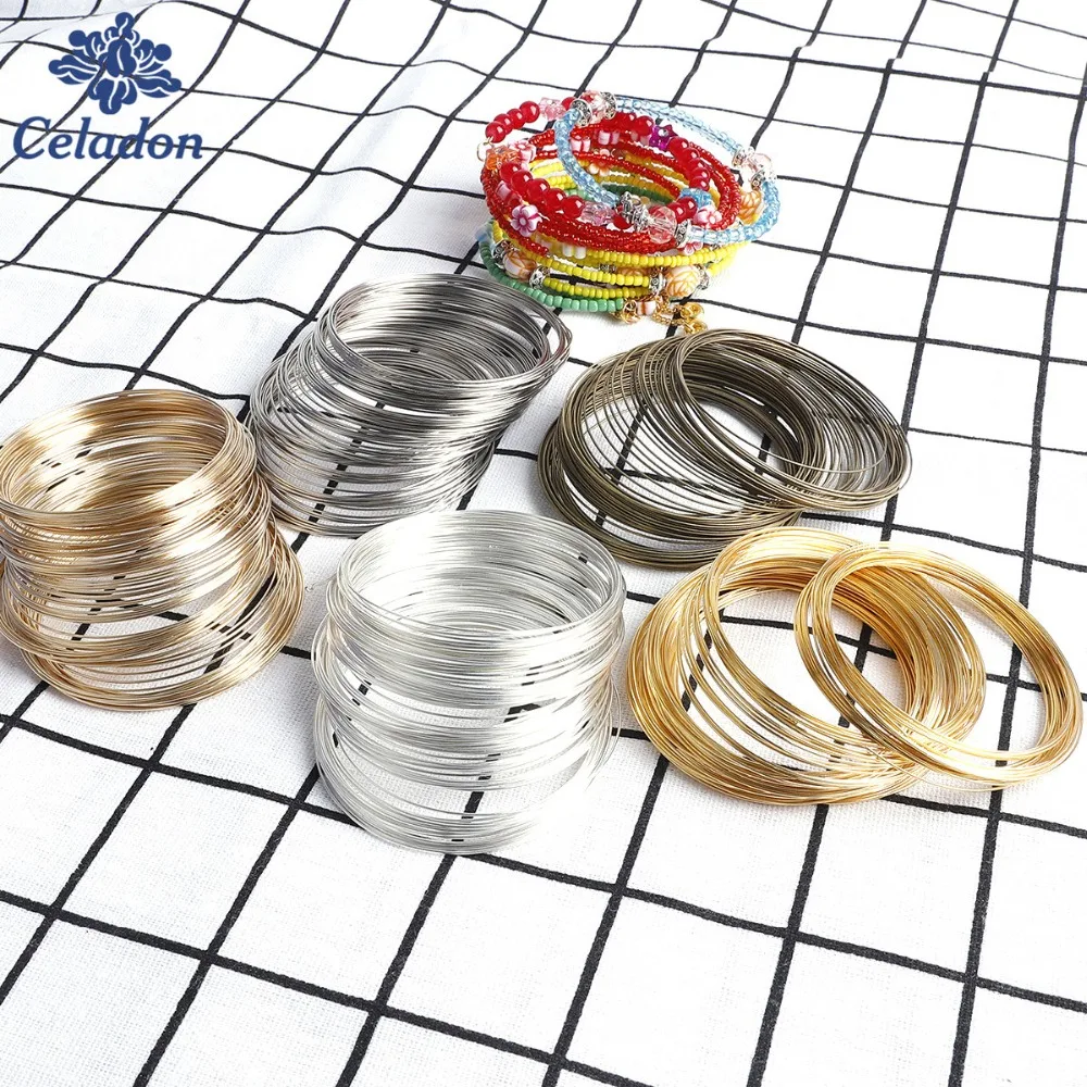100 Pcs 0.6mm Memory Beading Steel Wire For DIY Jewelry Findings Bangle Bracelet Making
100 Pcs 0.6mm Memory Beading Steel Wire For DIY Jewelry Findings Bangle Bracelet Making