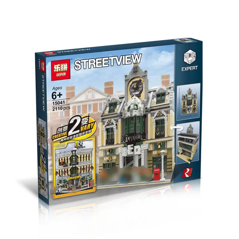 Lepin 15041 Street Building MOC-14248 Grand Emporium Set Building Blocks Bricks compatible with legolyes 10211 Toys Kids Gifts
Lepin 15041 Street Building MOC-14248 Grand Emporium Set Building Blocks Bricks compatible with legolyes 10211 Toys Kids Gifts