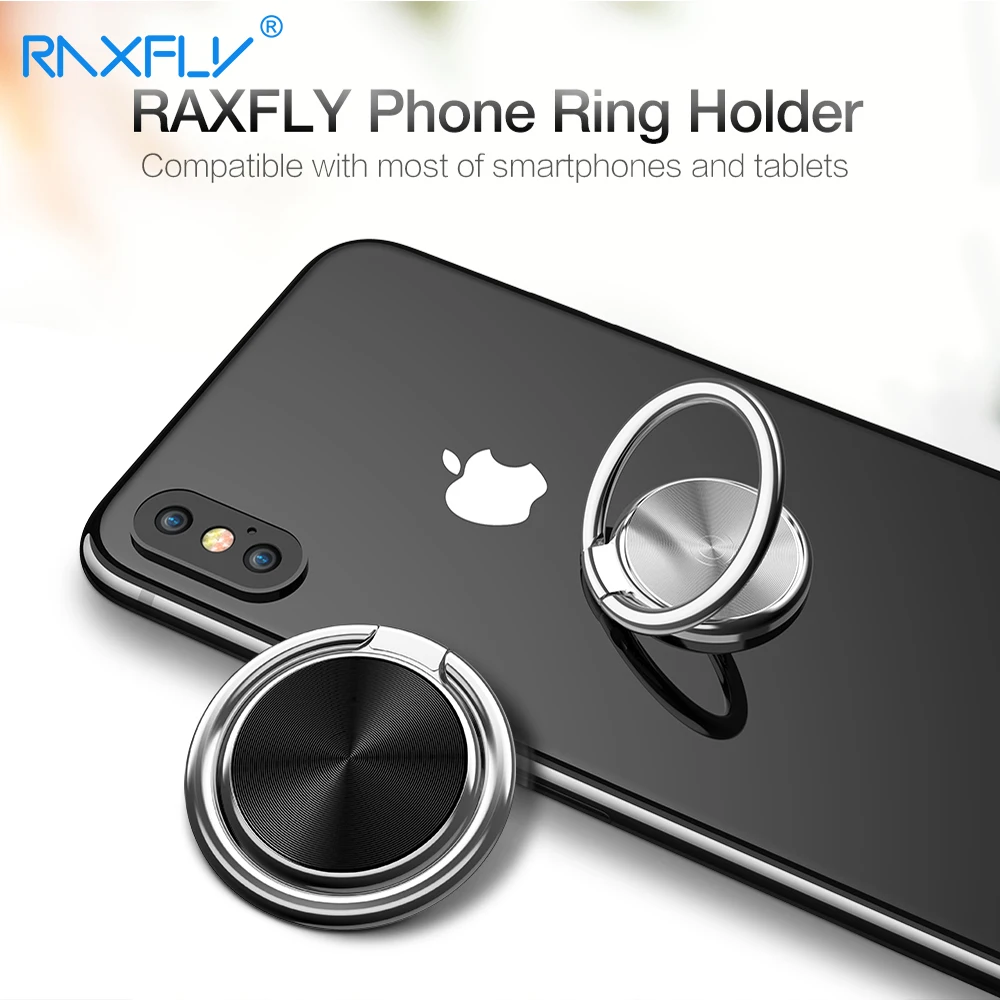 RAXFLY Universal Phone Ring Holder For iPhone XS XR X MAX Metal Finger Ring Holder For Huawei P30 P20 Pro Mate 20 Lite Holders
RAXFLY Universal Phone Ring Holder For iPhone XS XR X MAX Metal Finger Ring Holder For Huawei P30 P20 Pro Mate 20 Lite Holders
