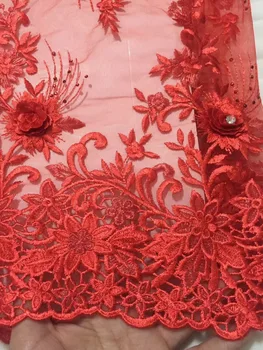 Latest Rhinestones French Lace Fabrics 2019 Red High Quality African Tulle Lace Fabric For Wedding Dress Lace Material
Latest Rhinestones French Lace Fabrics 2019 Red High Quality African Tulle Lace Fabric For Wedding Dress Lace Material