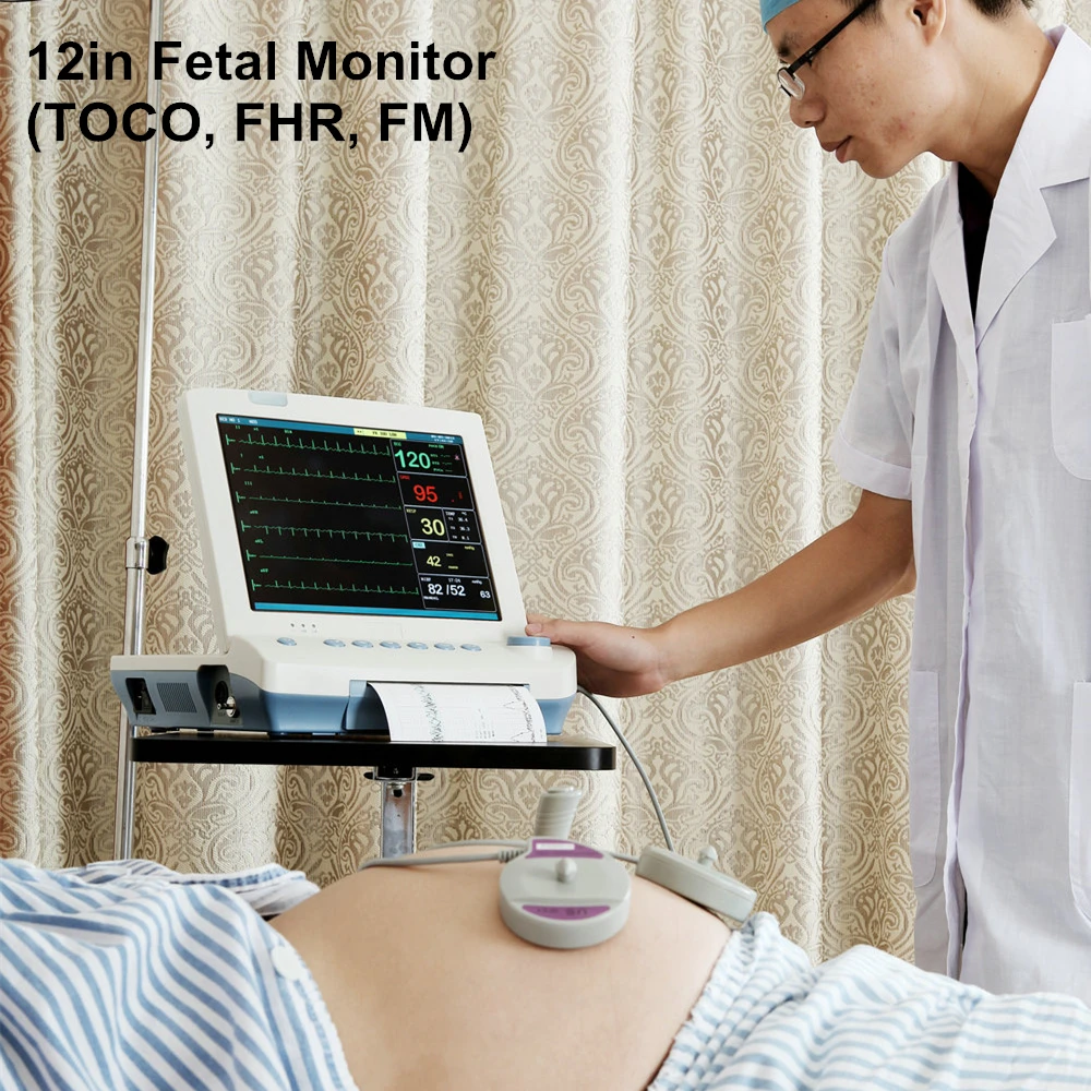 Free shipping large screen 12in Fetal Monitor with standard TOCO, FHR, FM, CTG machine
Free shipping large screen 12in Fetal Monitor with standard TOCO, FHR, FM, CTG machine