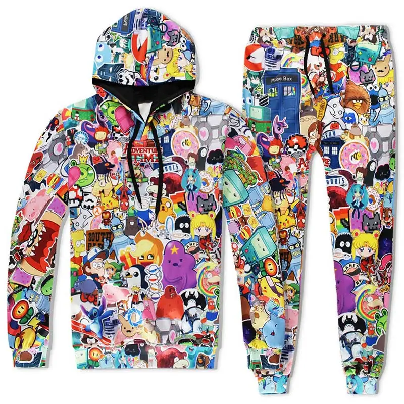 Headbook America Anime 3D Hoodies And Pant Sets Men/Women Hip Hop 3d Digital Print Cartoon Character Hooded Tracksuits S744
Headbook America Anime 3D Hoodies And Pant Sets Men/Women Hip Hop 3d Digital Print Cartoon Character Hooded Tracksuits S744