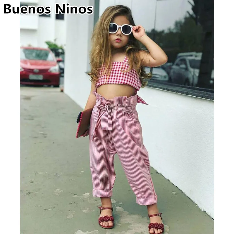 2019 Ins Style Girls' Three-piece Set Clothings Children Striped Tank Tops Headbands Vertical Wide-leg Pants
2019 Ins Style Girls' Three-piece Set Clothings Children Striped Tank Tops Headbands Vertical Wide-leg Pants