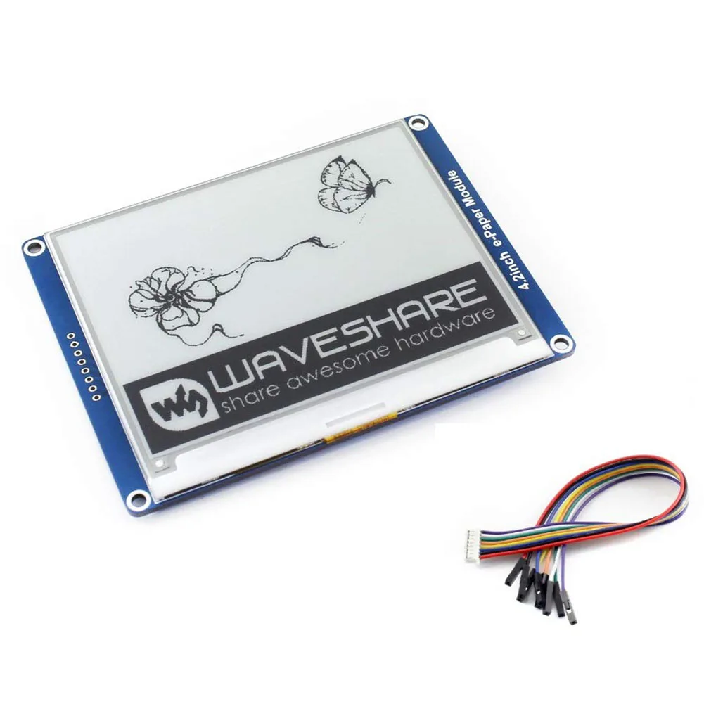 4.2 Inch E-Paper SPI Interface Display Module Part Screen E-Ink Practical No Backlight Board Refresh DIY Wide Angle For Arduino
4.2 Inch E-Paper SPI Interface Display Module Part Screen E-Ink Practical No Backlight Board Refresh DIY Wide Angle For Arduino