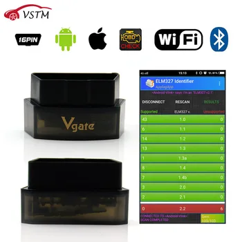 2018 Vgate OBD2 Bluetooth 4.0/WIFI Car Diagnostic Tool ELM327 V2.1 iCar Pro Scanner
2018 Vgate OBD2 Bluetooth 4.0/WIFI Car Diagnostic Tool ELM327 V2.1 iCar Pro Scanner
