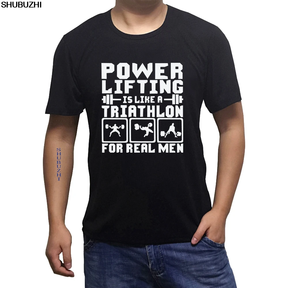 Powerlifting Is Like A Triathlon For REAL Men Men's T Shirt summer Brand New short sleeve cotton Top Tees euro size sbz4092
Powerlifting Is Like A Triathlon For REAL Men Men's T Shirt summer Brand New short sleeve cotton Top Tees euro size sbz4092