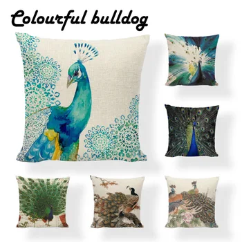 Quirky Vintage Peacock Pillow Case Cartoon Watercolor Feathers Cushion Cover Beach Square Linen Home Decorative Throw Pillows
Quirky Vintage Peacock Pillow Case Cartoon Watercolor Feathers Cushion Cover Beach Square Linen Home Decorative Throw Pillows