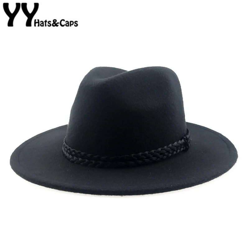 Autumn Jazz Cap Mens Fedora Hat Women Vintage Trilby Cap With Wide Brim Winter Felt Hats Hoeden Voor Vrouwen Vintage YY18097
Autumn Jazz Cap Mens Fedora Hat Women Vintage Trilby Cap With Wide Brim Winter Felt Hats Hoeden Voor Vrouwen Vintage YY18097