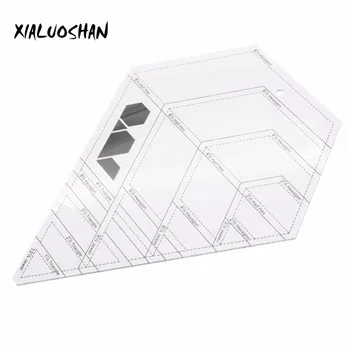 Drawing Ruler Tool Hexagon Quilting Patchwork Ruler Acrylic DIY Craft Sewing Tools Office School Line Drawing
Drawing Ruler Tool Hexagon Quilting Patchwork Ruler Acrylic DIY Craft Sewing Tools Office School Line Drawing