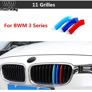 3D M Car Front Grille Trim Strips Grill Motorsport Cover Sticker for BMW 3 Series 2013 to 2018 3 Series F30 F31 F35 11 Grilles
3D M Car Front Grille Trim Strips Grill Motorsport Cover Sticker for BMW 3 Series 2013 to 2018 3 Series F30 F31 F35 11 Grilles