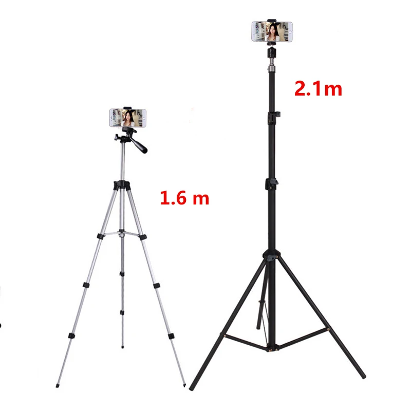 2.1 m Tripod Stand with Remote Mobile Phone Holder for iPhone X 7 6S Plus 5S Samsung Tiske Portable Travel Camera Tripod Holder
2.1 m Tripod Stand with Remote Mobile Phone Holder for iPhone X 7 6S Plus 5S Samsung Tiske Portable Travel Camera Tripod Holder