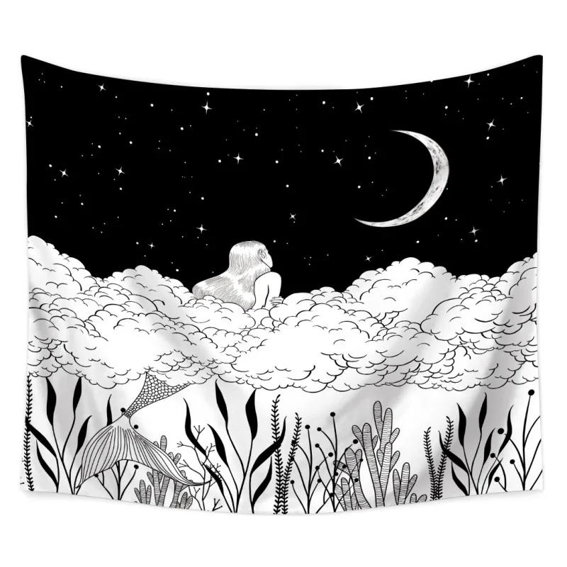 Sketch Art Tapestry Polyester Fabric Print Wall Hanging Rug Home Decor Abstract Black White Line Drawing Drawn Tapestries Decor
Sketch Art Tapestry Polyester Fabric Print Wall Hanging Rug Home Decor Abstract Black White Line Drawing Drawn Tapestries Decor