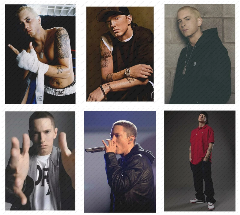 Eminem poster hip hop rapper kraft paper/wall sticker/White kraft poster Decorative paintings
Eminem poster hip hop rapper kraft paper/wall sticker/White kraft poster Decorative paintings