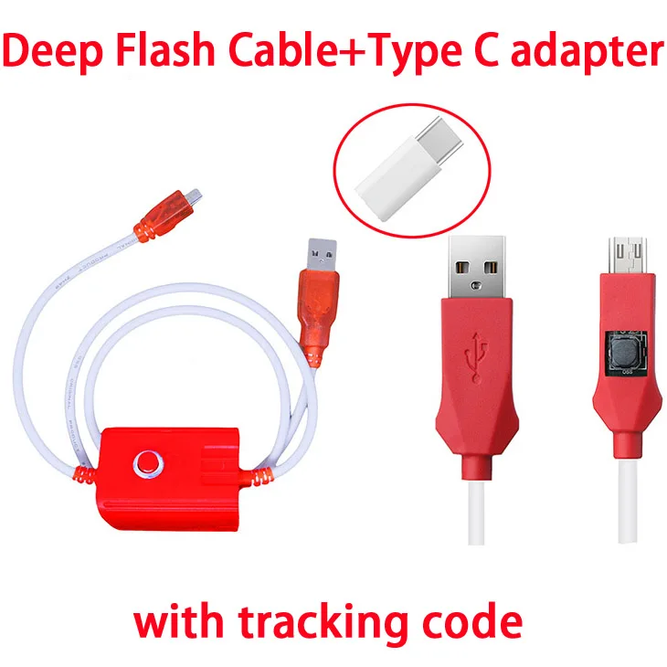 

Oityn Free adapter+deep flash cable for Xiaomi Redmi phone Open port 9008 Supports all BL locks EDL cable+track NO.
