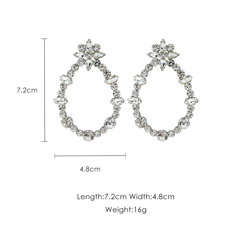 925 silver needle big circle earrings temperament personality simple round earrings fashion exaggerated earrings female
925 silver needle big circle earrings temperament personality simple round earrings fashion exaggerated earrings female