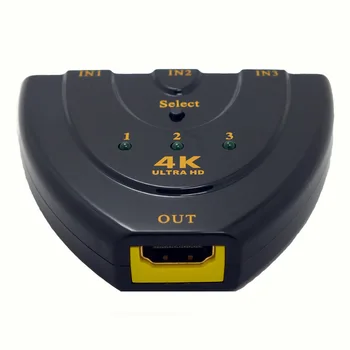 Hot sell New Mini 3 Port HDMI Switch 3x1 HDMI Switcher 3 input 1 output Splitter HDMI Port for HDTV 1080P Video iFSWT301
Hot sell New Mini 3 Port HDMI Switch 3x1 HDMI Switcher 3 input 1 output Splitter HDMI Port for HDTV 1080P Video iFSWT301