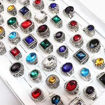 Wholesale 20pcs/Lots Vintage Glass Carved flowers Rings Mix Style Antique Silver Jewelry Rings For Men Women Wedding Gifts Rings
Wholesale 20pcs/Lots Vintage Glass Carved flowers Rings Mix Style Antique Silver Jewelry Rings For Men Women Wedding Gifts Rings