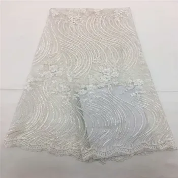 African White Lace Fabric 2018 High Quality African Tulle Lace Fabric With Sequins French Net Lace For Women Dresses rof65-996
African White Lace Fabric 2018 High Quality African Tulle Lace Fabric With Sequins French Net Lace For Women Dresses rof65-996