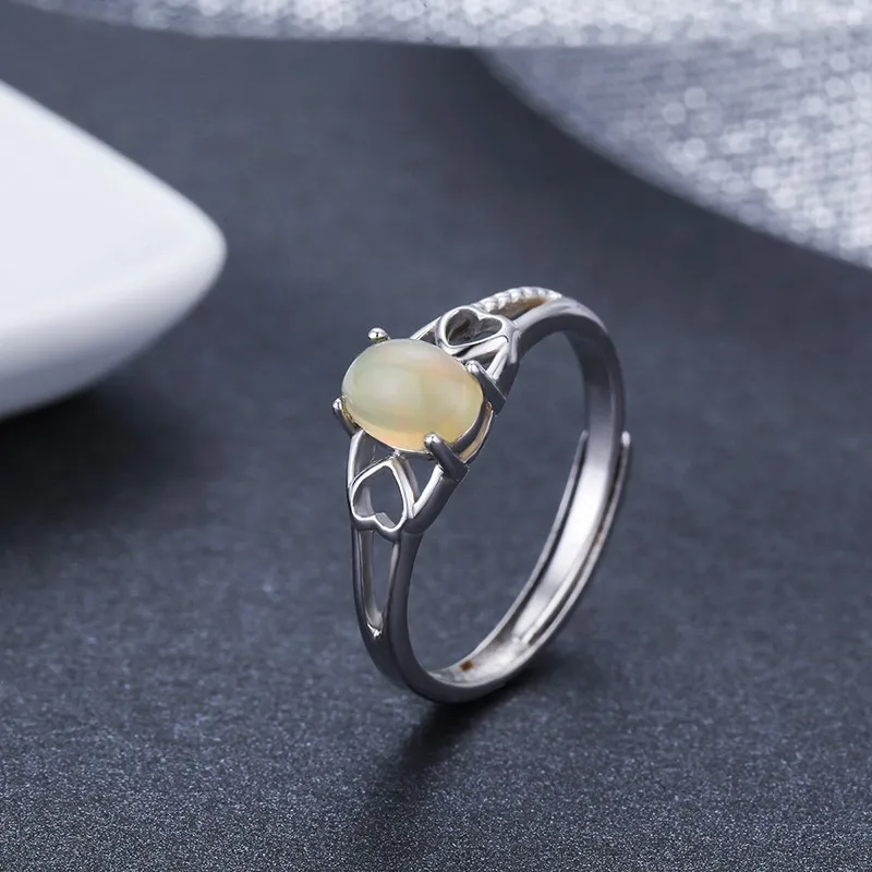 925 Sterling Silver Oval Natural Opal Rings For Women Wedding Engagement Cut Heart Love Ring Jewelry Finger Bague Aneis Anelli
925 Sterling Silver Oval Natural Opal Rings For Women Wedding Engagement Cut Heart Love Ring Jewelry Finger Bague Aneis Anelli