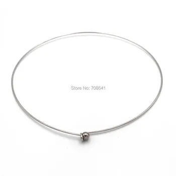 138mm Stainless Steel Wire Chocker Simple Circle Hook Lock Cuff Metal Chocker Necklace for Women NO Fade DIY Jewelry Findings
138mm Stainless Steel Wire Chocker Simple Circle Hook Lock Cuff Metal Chocker Necklace for Women NO Fade DIY Jewelry Findings