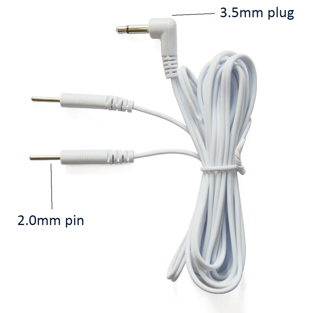 10 Pieces Replacement 2-Pin Electrode Lead Wires Connector Cables Jack DC Head 3.5mm Connect Physiotherapy Machine or TENS Unit
10 Pieces Replacement 2-Pin Electrode Lead Wires Connector Cables Jack DC Head 3.5mm Connect Physiotherapy Machine or TENS Unit