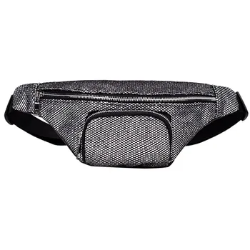 Unisex fashion Waist bag Solid Zipper Outdoor sequins shoulder diagonal Polyester package bolso cintura hombre
Unisex fashion Waist bag Solid Zipper Outdoor sequins shoulder diagonal Polyester package bolso cintura hombre